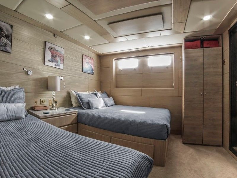 Comfortable and spacious cabins