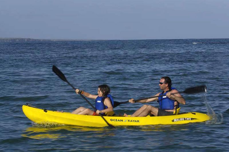 Aquatic activities kayak