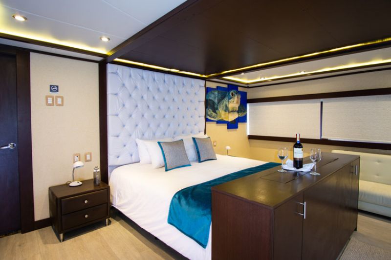 Confortable cabin to discovering Galapagos Islands